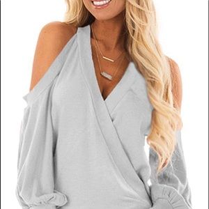 Cutout Sleeve Sweatshirt Tunic